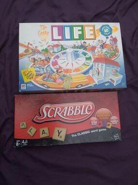 Hasbro Scrabble Classic Word Game - Red Box